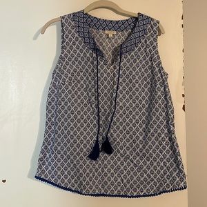 Talbots sleeveless top